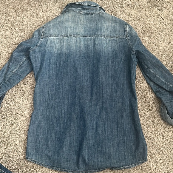 Zara denim button down - Picture 2 of 3